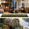 Neandertaler Feuer Brennholz Kaminholz Hartholz - 2RM Box Produktbild-Vorschau 6