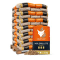 Heizfuxx Gold HD-Qualität Holzpellets Nadelholz 15kg x 65 Sack 975kg Palette